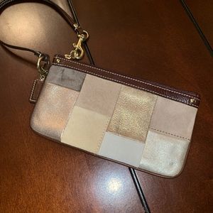 **SALE** Coach Patchwork Wristlet